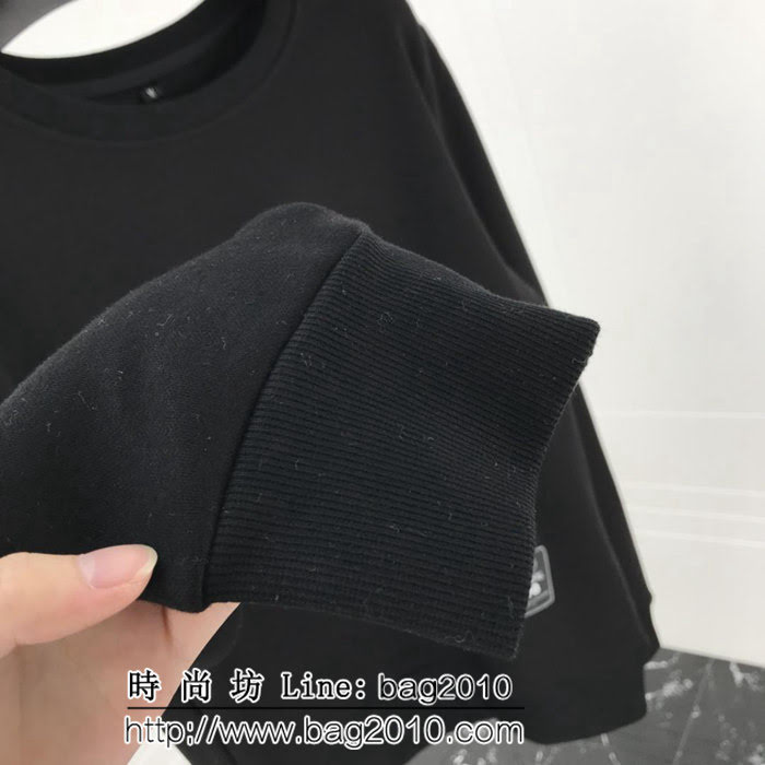 Y-3山本耀司 18ss秋冬新款 前後logo壓膠印花 簡約百搭款 純棉加絨衛衣 男女同款 ydi1814